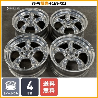 JDM 2-PieceWORK Goocars HEMI 17in 7.5JJ +40 PCD114.3 4-Wheel Set for N (No Tires)
