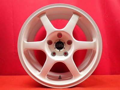 JDM Lightweight AVS Model 6 Used Aluminum Wheels 4-Wheel Set 7J 16 PCD114.3 (No Tires) - Image 4