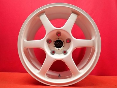 JDM Lightweight AVS Model 6 Used Aluminum Wheels 4-Wheel Set 7J 16 PCD114.3 (No Tires) - Image 5