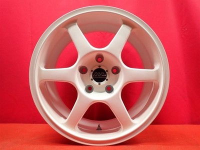 JDM Lightweight AVS Model 6 Used Aluminum Wheels 4-Wheel Set 7J 16 PCD114.3 (No Tires) - Image 6