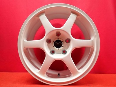 JDM Lightweight AVS Model 6 Used Aluminum Wheels 4-Wheel Set 7J 16 PCD114.3 (No Tires) - Image 7