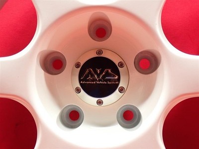 JDM Lightweight AVS Model 6 Used Aluminum Wheels 4-Wheel Set 7J 16 PCD114.3 (No Tires) - Image 9