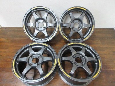 JDM ・BIM Downhill Special ae034 15in 6.5J +42 4-hole PCD100 compact fo (No Tires)