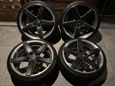 JDM RAYS BLACK FLEET 19x8.5J+45 114.3-5H br RAYS (No Tires)