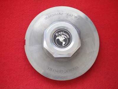 JDM 1 sheet Explorer aftermarket used wheel center cap center cover em (No Tires)