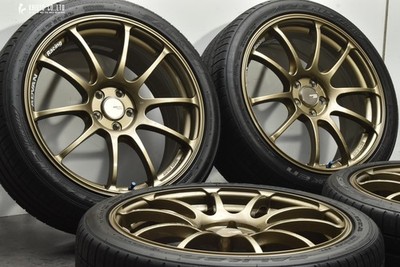 JDM Excellent Condition ADVAN Racing RZ 18in 7.5J +50 PCD100 Azenith F (No Tires) - Image 2
