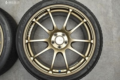 JDM Excellent Condition ADVAN Racing RZ 18in 7.5J +50 PCD100 Azenith F (No Tires) - Image 4