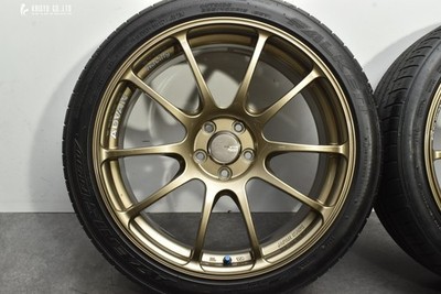 JDM Excellent Condition ADVAN Racing RZ 18in 7.5J +50 PCD100 Azenith F (No Tires) - Image 5
