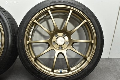 JDM Excellent Condition ADVAN Racing RZ 18in 7.5J +50 PCD100 Azenith F (No Tires) - Image 6