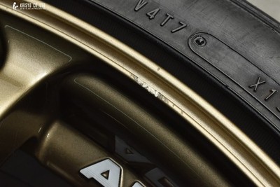 JDM Excellent Condition ADVAN Racing RZ 18in 7.5J +50 PCD100 Azenith F (No Tires) - Image 9