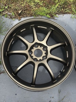 JDM WORK emotion D9R 1PIECE/REVERSE 19-inch x 8.5J +45 5H-114.3 Ash Ti (No Tires)