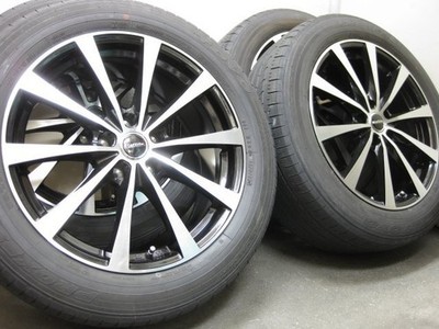 JDM USED Laffite LE03 18" & 225/55R18 4-Wheel Set CW.GG Outlander/Delica D5 (No Tires)