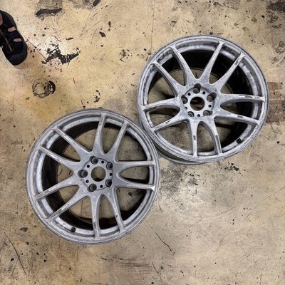 JDM WORK EMOTION Extreme 18x10.5J +15 2-Wheel Set (No Tires)