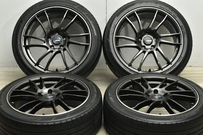 JDM Used RAYS 4-Wheel Set 18x7.5J +50 PCD 114.3 225/45R18 91W tire (No Tires) - Image 2