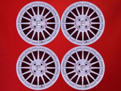 JDM Used OZ Super Turismo WRC wheels 4-Wheel Set 7J 16PCD100 4x4 +37 offset (No Tires)