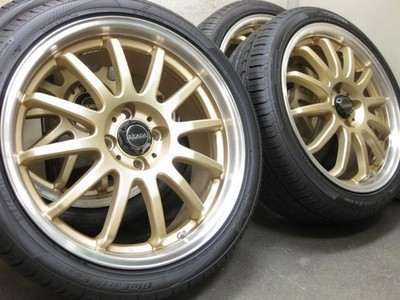 JDM BADX S/CADA NF330 17" & 215/40R17 4-inch tires suitable for Aqua/R (No Tires)