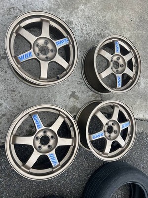 JDM Ultra-lightweight RAYS VOLK RACING TE37 4wheels 16x7+46 5x100 Prius