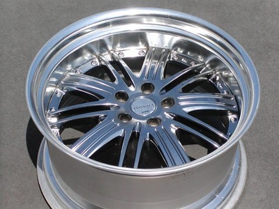 JDM Ultra-deep rim 10J +15 WORK Varienza F2S Chrome 2-Wheel Set for Cro (No Tires) - Image 2