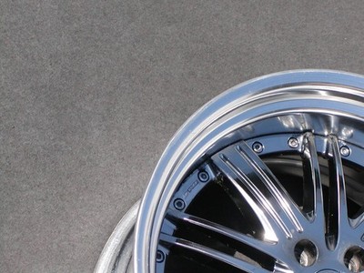 JDM Ultra-deep rim 10J +15 WORK Varienza F2S Chrome 2-Wheel Set for Cro (No Tires) - Image 5