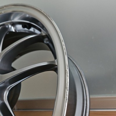JDM ENKEI PF01SS 17x9J +35 114.3 5H 2-Wheel Set Enkei FD2 Civic Type R C (No Tires) - Image 6