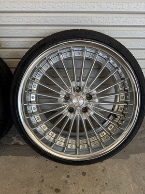 JDM WORK Schwert Grason 20-inch PCD120 br WORK (No Tires) - Image 4