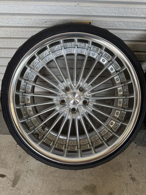 JDM WORK Schwert Grason 20-inch PCD120 br WORK (No Tires) - Image 8
