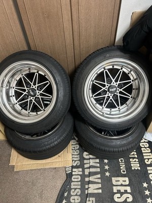 JDM EQUIP Deep Rim PCD114 4H 15-inch 10J -31 2-Wheel Set 9.5J -25 2-Wheel Set (No Tires)