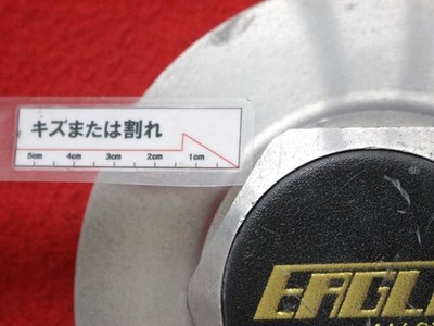 JDM 1 sheet EAGLE ALLOYS aftermarket used wheel center cap center cove (No Tires) - Image 8