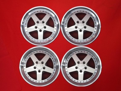 JDM WORK EQUIP Used Aluminum Wheels 4-Wheel Set 8/9J 17 PCD114.3 5-hole +29 (No Tires)