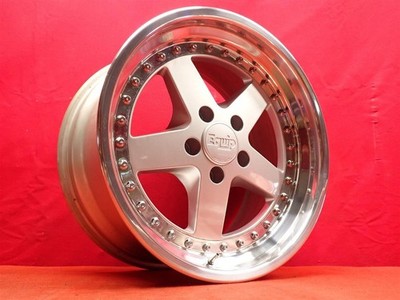 JDM WORK EQUIP Used Aluminum Wheels 4-Wheel Set 8/9J 17 PCD114.3 5-hole +29 (No Tires) - Image 3