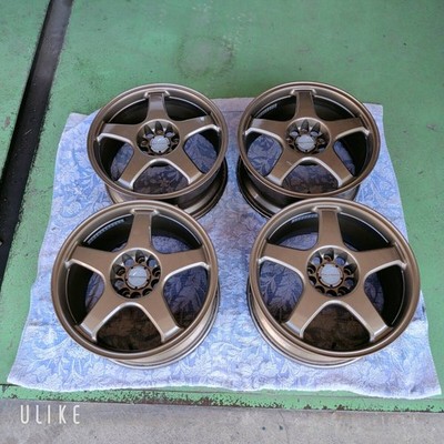 JDM ENKEI Racing Line RC5 5H114.3 17-inch 8J 9J +35 forging JDM FD3S S (No Tires)