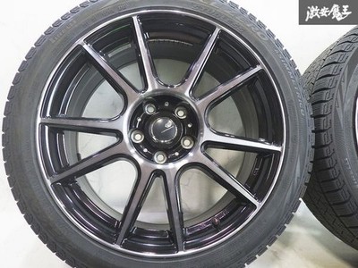 JDM CEREBRO PFX 18x8J +42 5-hole PCD114.3 Wheel Tire 4-Wheel Set WRX S4 VAG / (No Tires) - Image 2