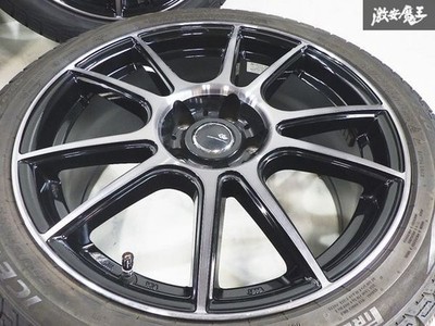 JDM CEREBRO PFX 18x8J +42 5-hole PCD114.3 Wheel Tire 4-Wheel Set WRX S4 VAG / (No Tires) - Image 4