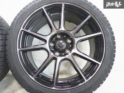 JDM CEREBRO PFX 18x8J +42 5-hole PCD114.3 Wheel Tire 4-Wheel Set WRX S4 VAG / (No Tires) - Image 5