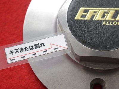 JDM 1 sheet EAGLE ALLOYS aftermarket used wheel center cap center cove (No Tires) - Image 10