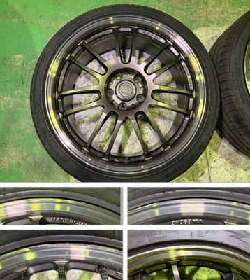 JDM Rare lightweight RAYS VOLK RACING RE30 forging 19x8.5J +43 PCD114.3 (No Tires) - Image 4