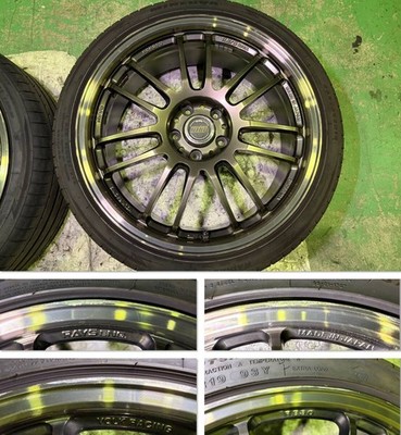 JDM Rare lightweight RAYS VOLK RACING RE30 forging 19x8.5J +43 PCD114.3 (No Tires) - Image 5