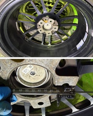 JDM Rare lightweight RAYS VOLK RACING RE30 forging 19x8.5J +43 PCD114.3 (No Tires) - Image 9