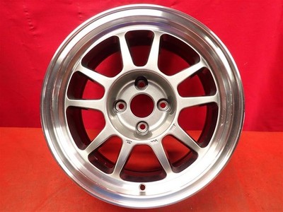 JDM Used SHIBATIRE G23 aluminum wheels 4-hole 7.5J 15-point PCD100 +25 (No Tires) - Image 7