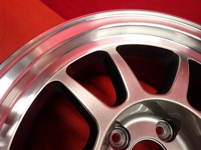 JDM Used SHIBATIRE G23 aluminum wheels 4-hole 7.5J 15-point PCD100 +25 (No Tires) - Image 9