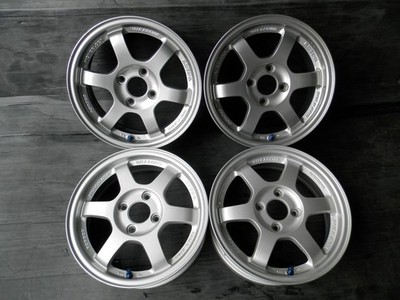 JDM PP1 Beat Rays Volk Racing TE37 Aftermarket 14-inch Aluminum Wheels (No Tires)