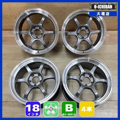 JDM ADVAN R6 8.5-18+50 5H114.3 18-inch wheels 4-piece set 002R suitabl (No Tires)