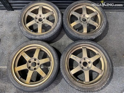 JDM forgingRAYS Rays VR TE37 18-inch wheels 7.5J +30 5-hole PCD114.3 4 (No Tires)
