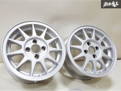 JDM Autostrada Argento 14x6J +40 PCD100 4H Wheel 2-Wheel Set AE92 / AE101 / A (No Tires) - Image 2