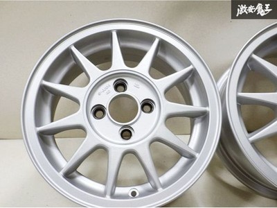 JDM Autostrada Argento 14x6J +40 PCD100 4H Wheel 2-Wheel Set AE92 / AE101 / A (No Tires) - Image 4