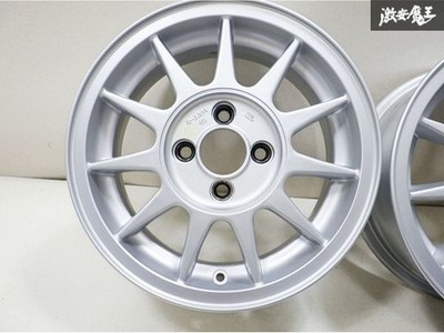 JDM Autostrada Argento 14x6J +40 PCD100 4H Wheel 2-Wheel Set AE92 / AE101 / A (No Tires) - Image 3