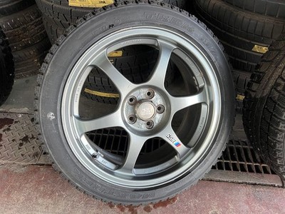 JDM SSR TYPE-C 17x7.5J+50 PCD100 Studless tires (No Tires) - Image 2