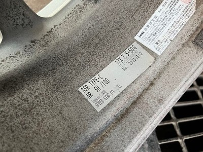 JDM SSR TYPE-C 17x7.5J+50 PCD100 Studless tires (No Tires) - Image 3