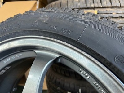 JDM SSR TYPE-C 17x7.5J+50 PCD100 Studless tires (No Tires) - Image 7