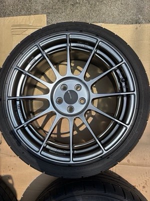 JDM ENKEI NT03RR 18x9J+48 PCD100 5H Tire and Wheel 4-Wheel Set Excellent (No Tires) - Image 5